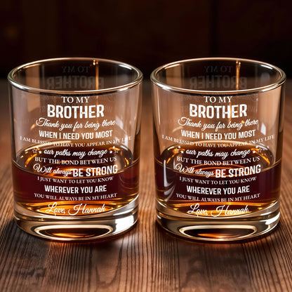 To My Brother, Thank You For Being There, Text Design