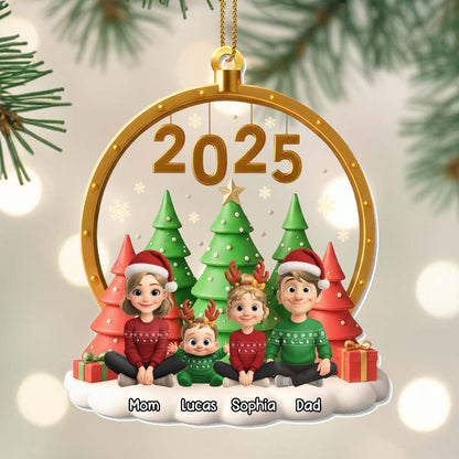 Celebrate Your Family's Unique Christmas Spirit Ornament