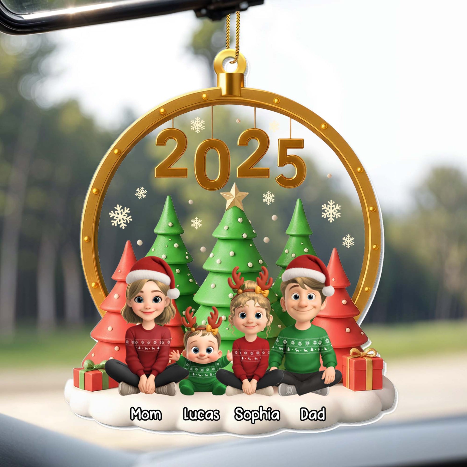 Celebrate Your Family's Unique Christmas Spirit Ornament