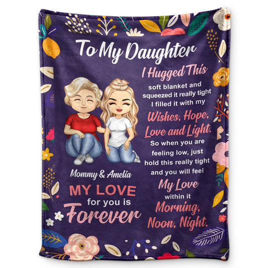 To My Daughter Son - Gift For Daughter Son - Personalized Blanket