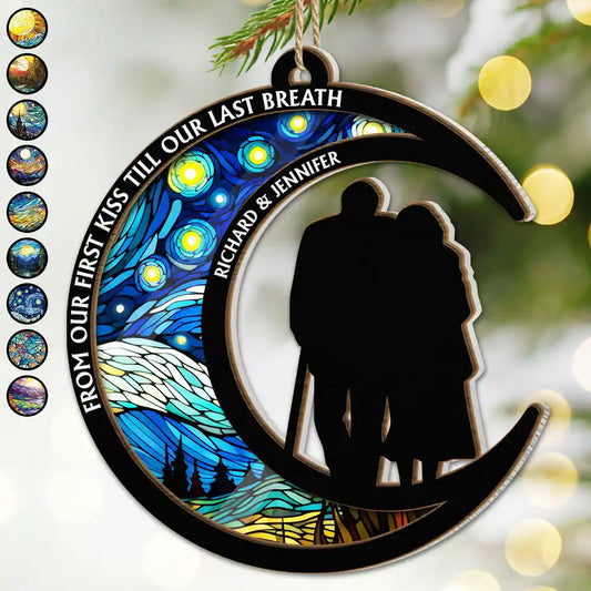 Till Our Last Breath - Personalized Suncatcher Ornament