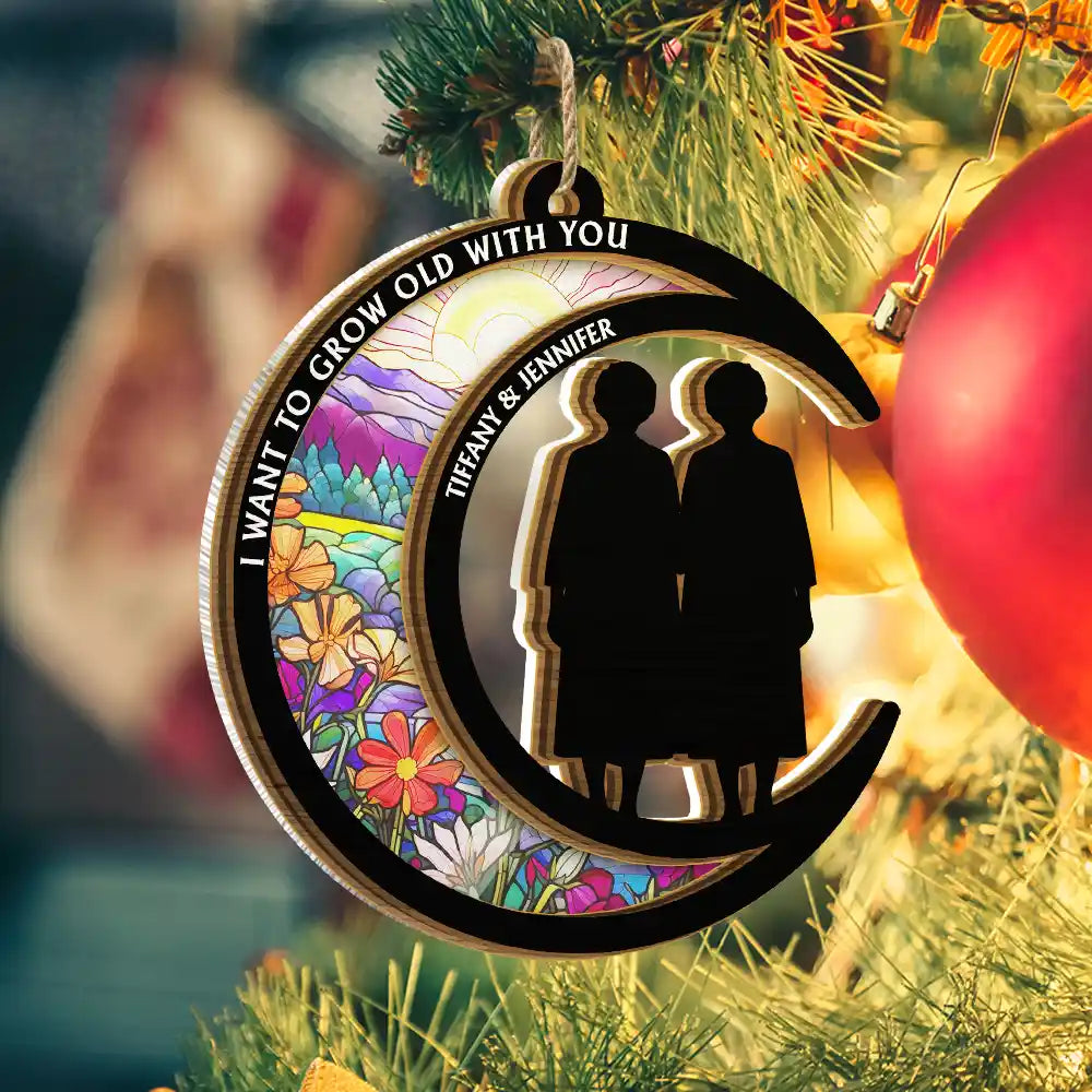 Till Our Last Breath - Personalized Suncatcher Ornament