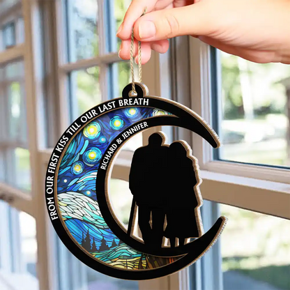 Till Our Last Breath - Personalized Suncatcher Ornament