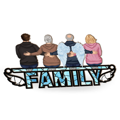 Custom Personalized 'Always With You' Family Memorial For Loved One Suncatcher