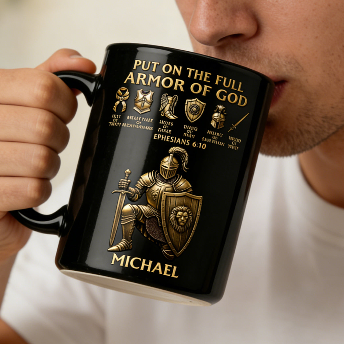 Put On The Full Amor Of God - Personalized Mug