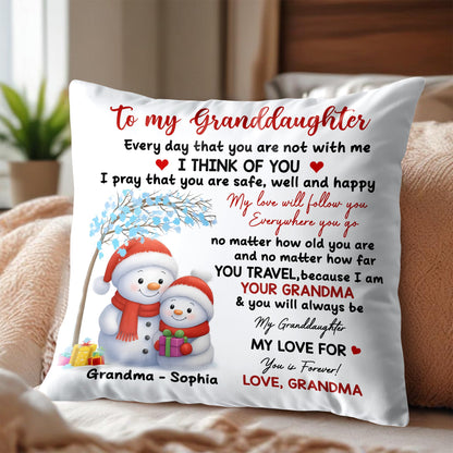 To My Granddaughter, Love And Protection Forever