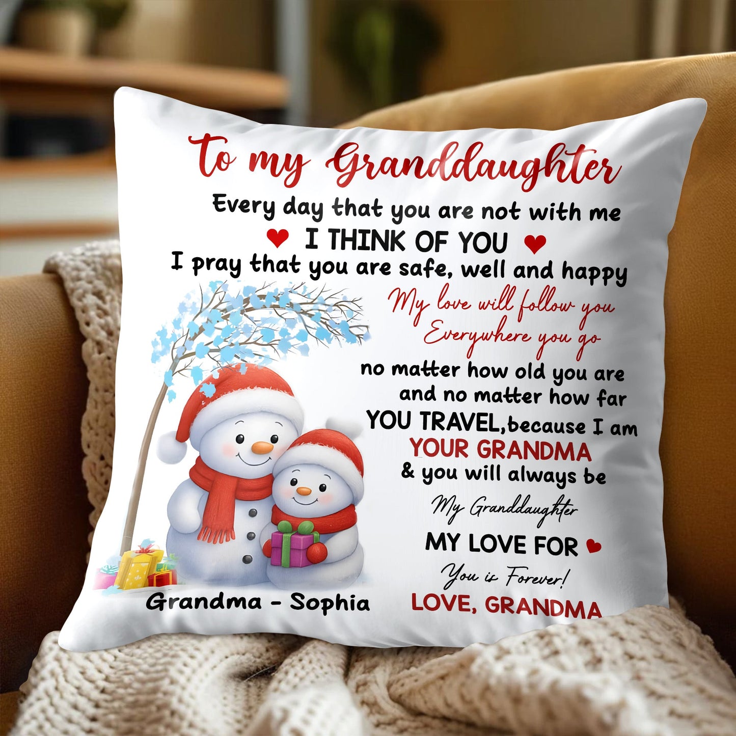To My Granddaughter, Love And Protection Forever