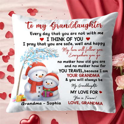 To My Granddaughter, Love And Protection Forever