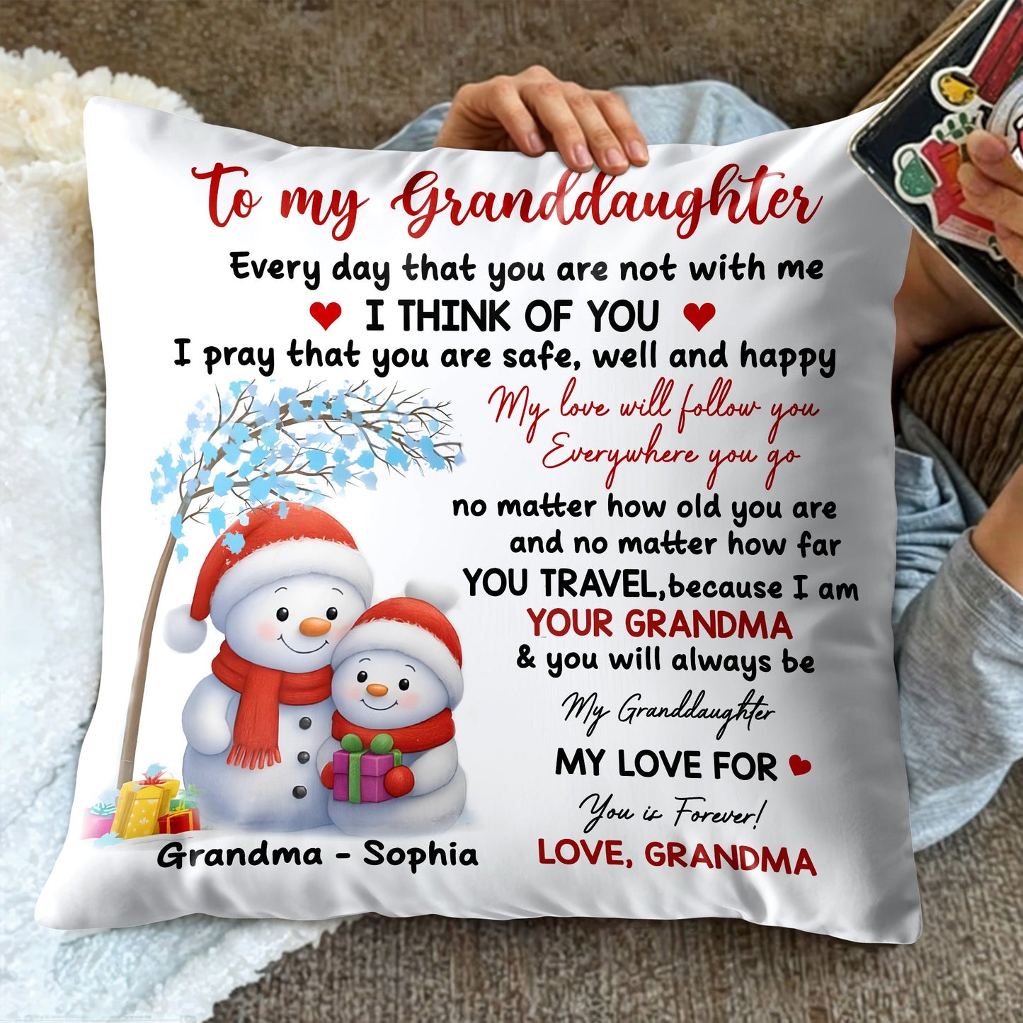 To My Granddaughter, Love And Protection Forever