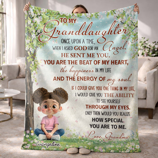 To My Granddaughter, Once Upon A Time, Glasses And Flowers