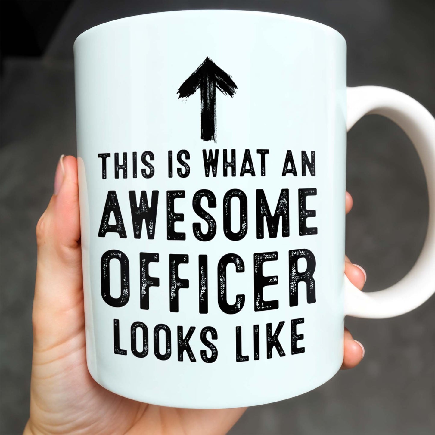 This Is What An Awesome Officer Looks Like - Personalized Custom Coffee Mug
