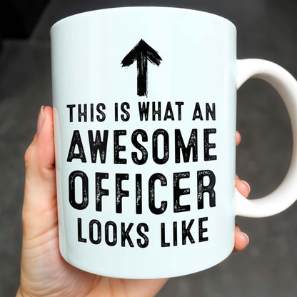 This Is What An Awesome Officer Looks Like - Personalized Custom Coffee Mug