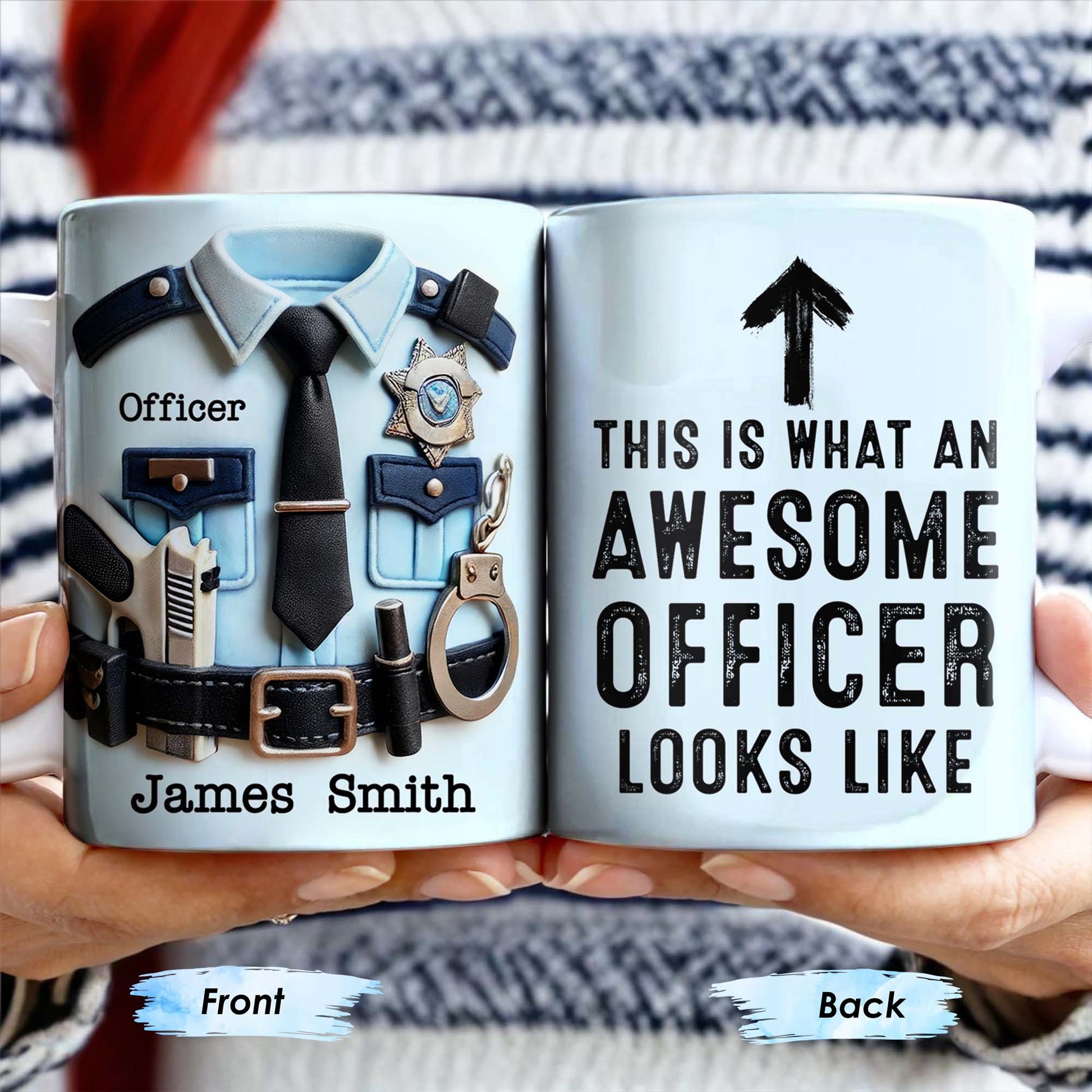 This Is What An Awesome Officer Looks Like - Personalized Custom Coffee Mug