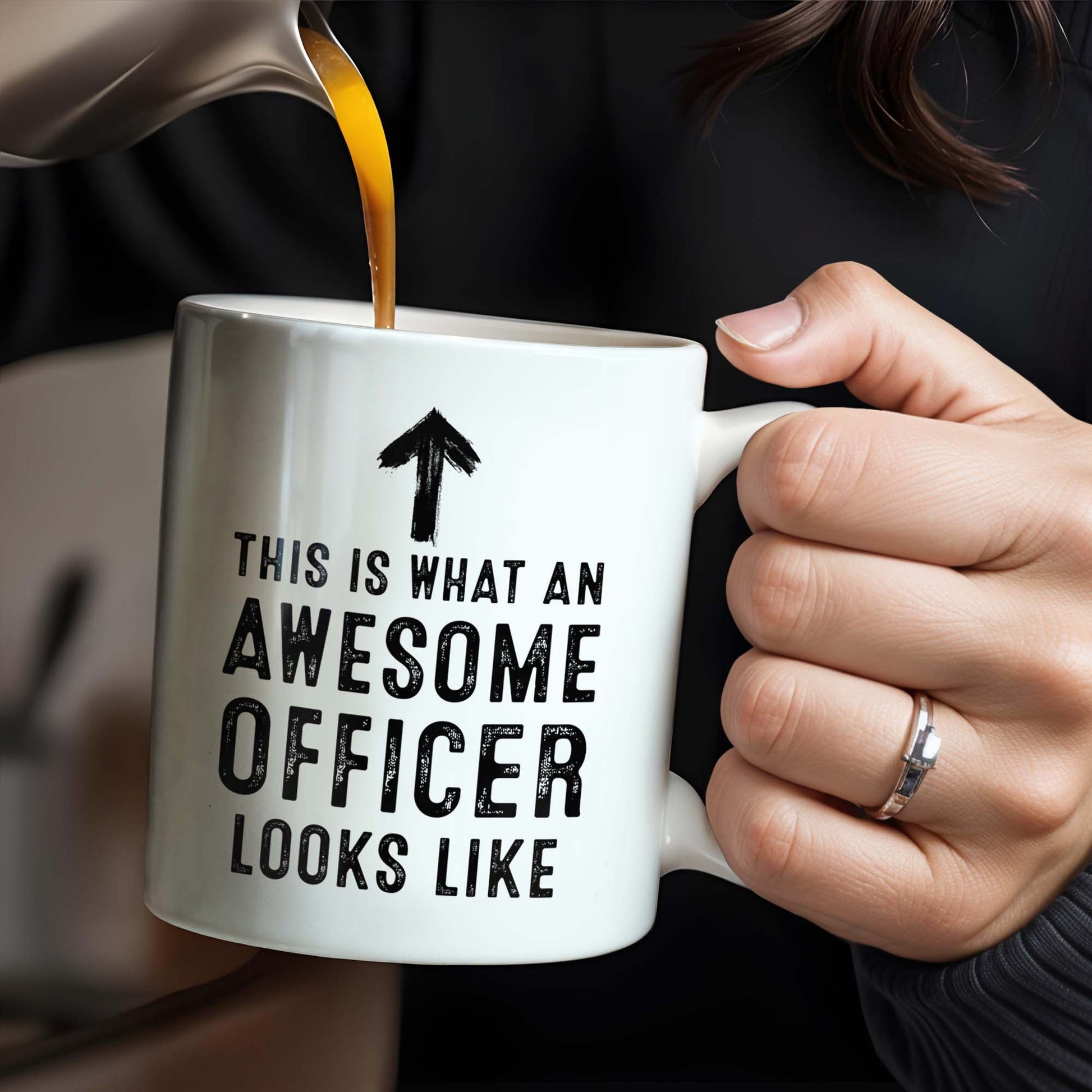 This Is What An Awesome Officer Looks Like - Personalized Custom Coffee Mug