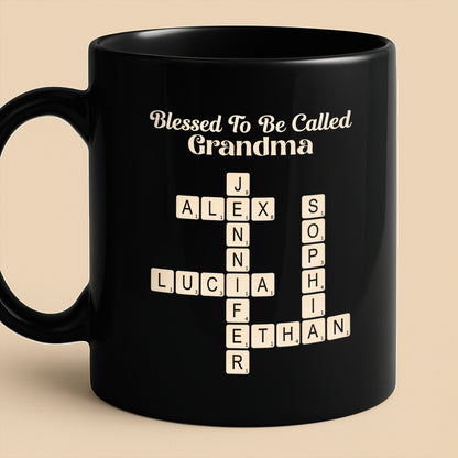 Blessed To Be Called Grandma Crossword Design