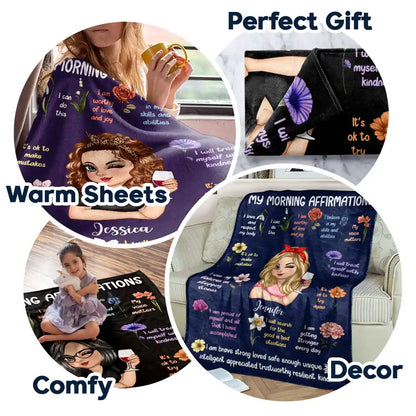 Personalized Morning Affirmations Blanket: Start Your Day with Confidence (and a Cozy Hug)