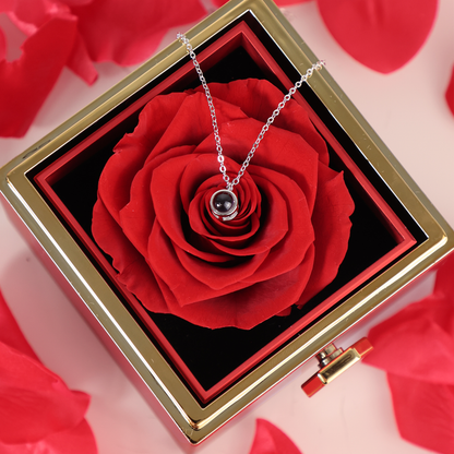 Custom Photo Projection Necklace for Mom, Grandma, Daughter - Keepsake Gift