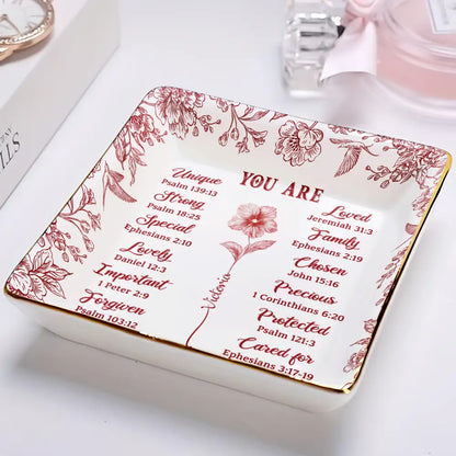 Personalized Christian Ring Dish personalization view for Mom