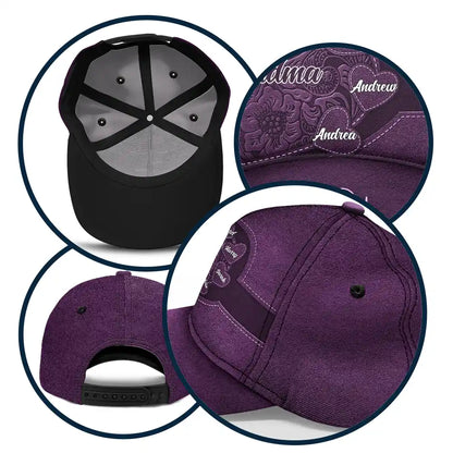 Gift For Grandma, Gift For Mother, Gift For Women, Happy - Grandma's Little Sweethearts - Personalized Classic Cap