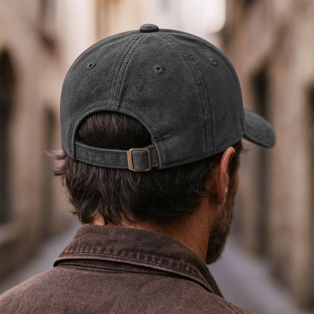 My Favorite People Call Me Papa - Personalized Vintage Washed Denim Cap