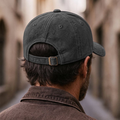 My Favorite People Call Me Papa - Personalized Vintage Washed Denim Cap