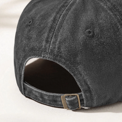 My Favorite People Call Me Papa - Personalized Vintage Washed Denim Cap