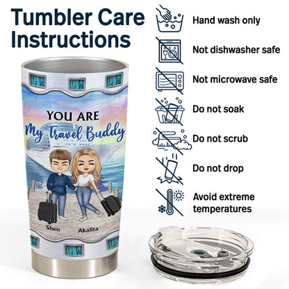 Cruise with Best Friends Tumbler - Life Is Better Together - Personalized Gift for BFF & Sisters