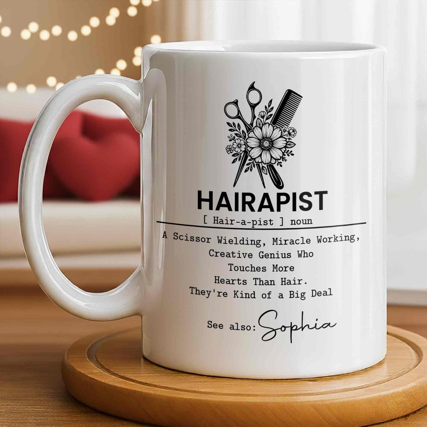 Personalized Hair Stylist Mug personalization view for Best Friends
