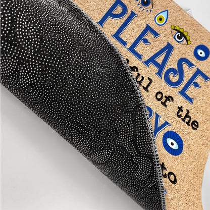 Please Be Mindful Of The Energy You Bring Into This Space - Personalized Doormat