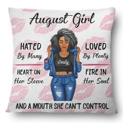 A Mouth She Can't Control - Personalized Custom Pillow For The Women