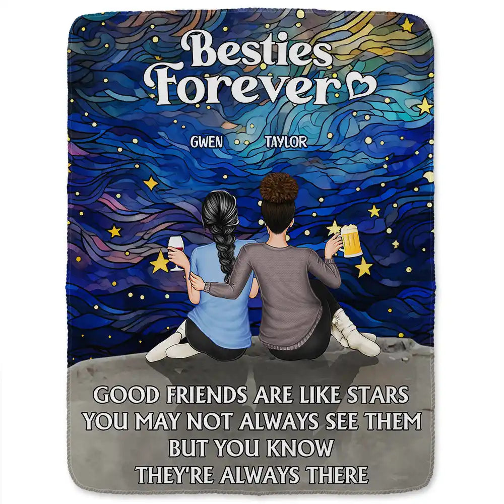 “Our Memories Countless, Friendship Endless” - Personalized Blanket