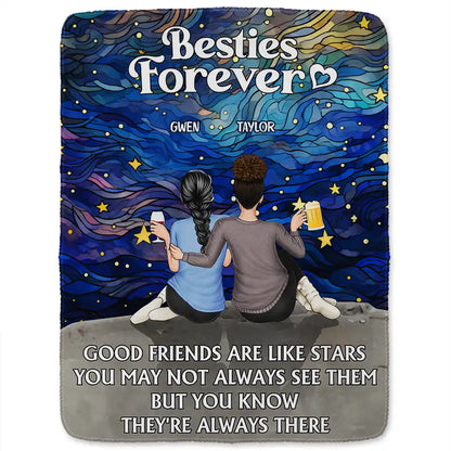 “Our Memories Countless, Friendship Endless” - Personalized Blanket