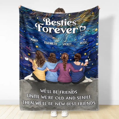 “Our Memories Countless, Friendship Endless” - Personalized Blanket