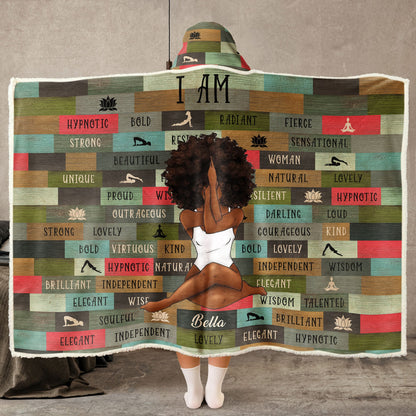 Fearless & Bold Statement Blanket Hoodie - Personalized with Your Name