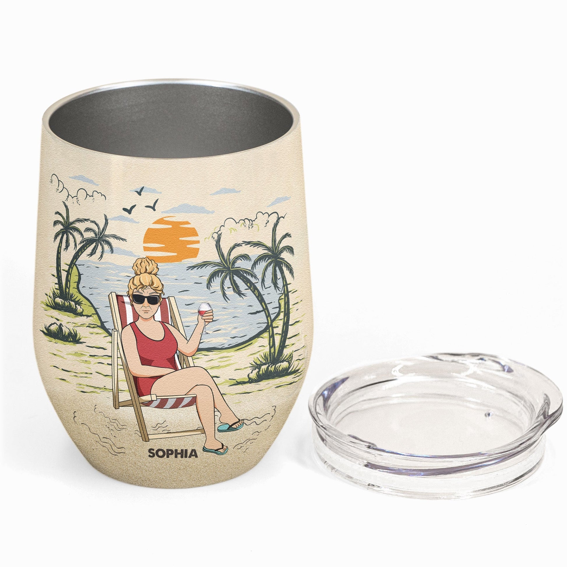 I Can Wine, I Am Retired - Personalized Wine Tumbler