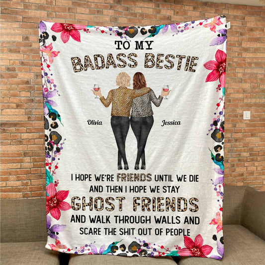 Personalized Blanket - Friends Till The End - The Perfect Friendship Gift