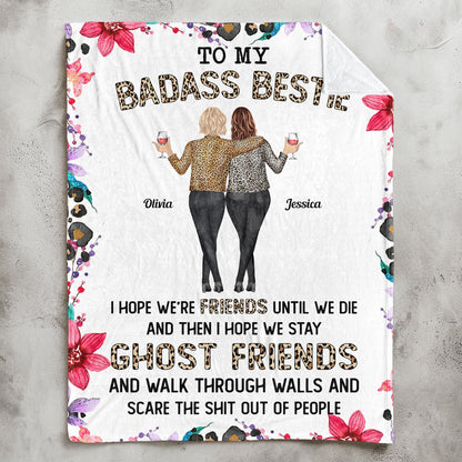 Personalized Blanket - Friends Till The End - The Perfect Friendship Gift