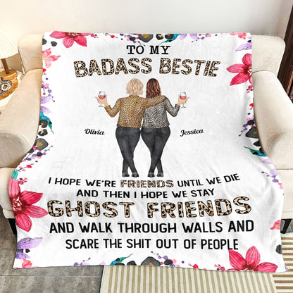 Personalized Blanket - Friends Till The End - The Perfect Friendship Gift