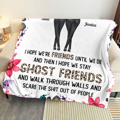 Personalized Blanket - Friends Till The End - The Perfect Friendship Gift
