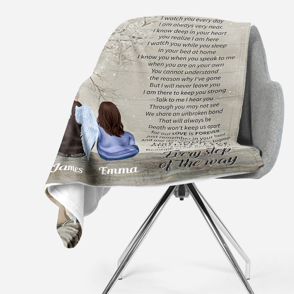 I Never Left You - Personalized Memorial Blanket