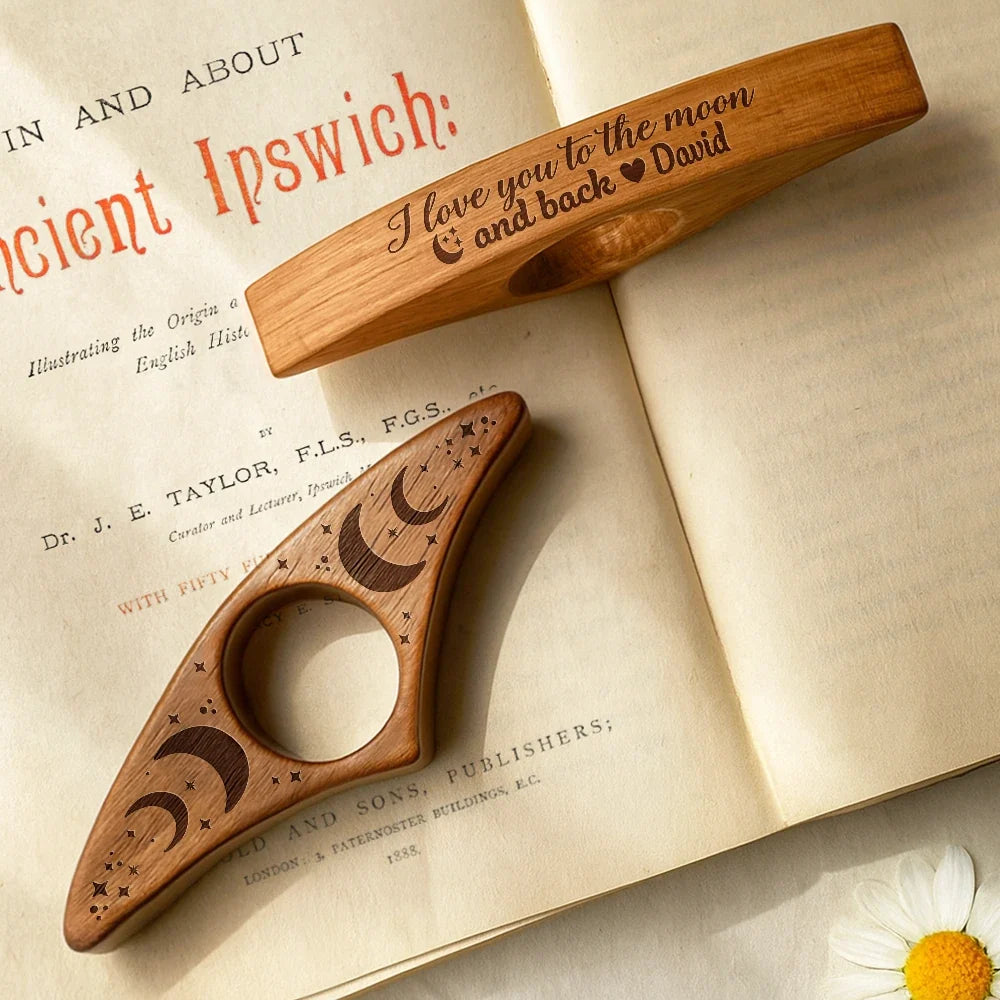 Personalized Book Page Holder personalization view for Couples