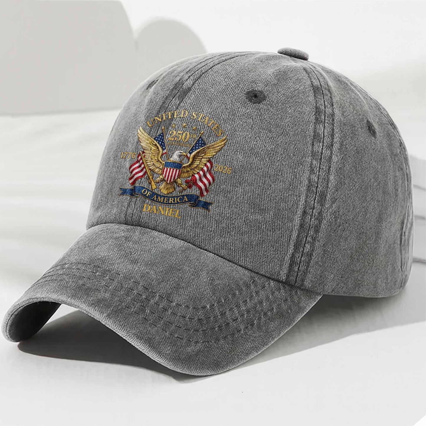 Personalized Usa 250Th Anniversary Patriotic Hat for Dad with personalized design details for meaningful gifting image 7