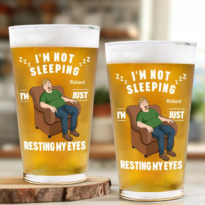Personalized Dad Beer Glass personalization view for Dad