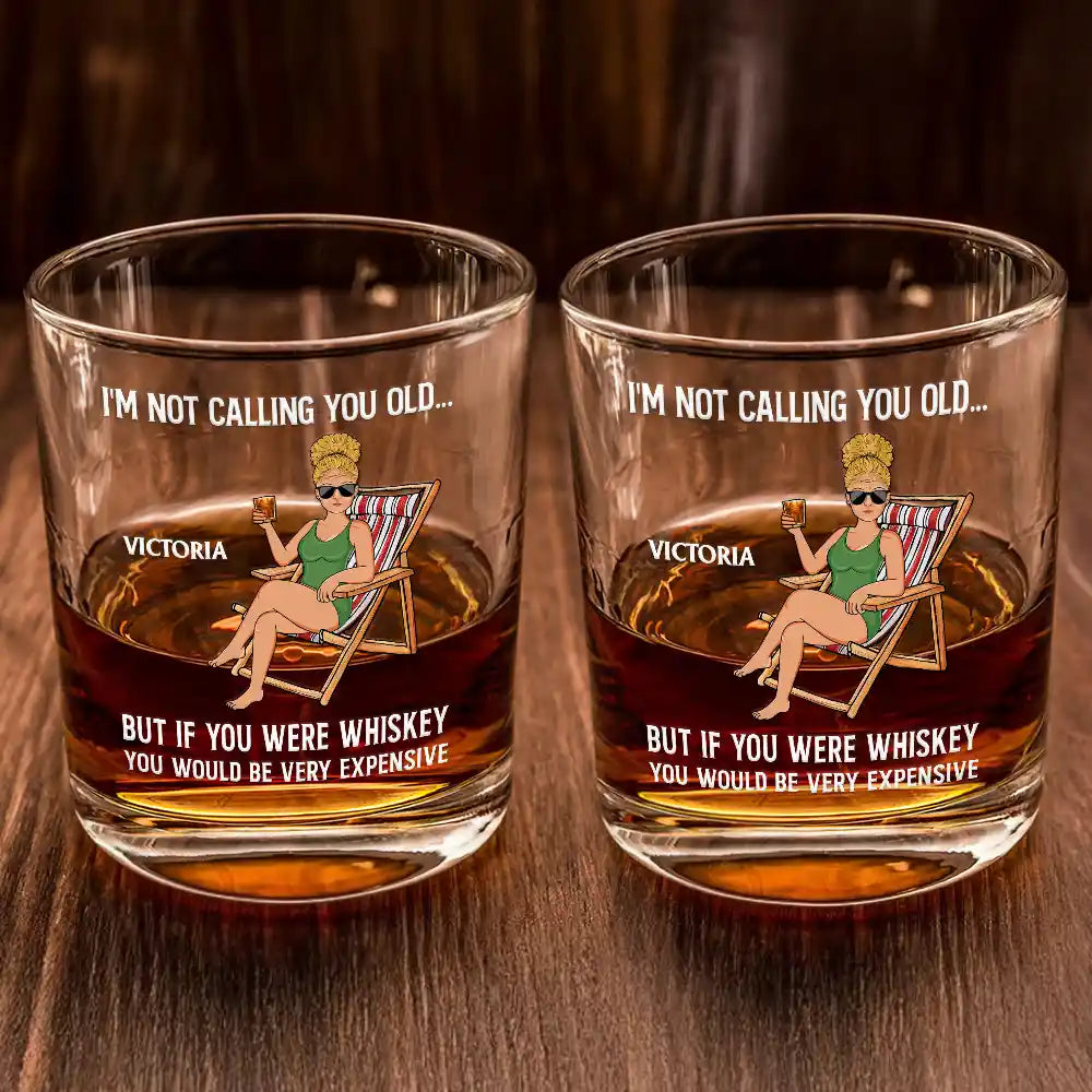 Personalized Whiskey Glass personalization view for Dad