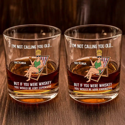 Personalized Whiskey Glass personalization view for Dad