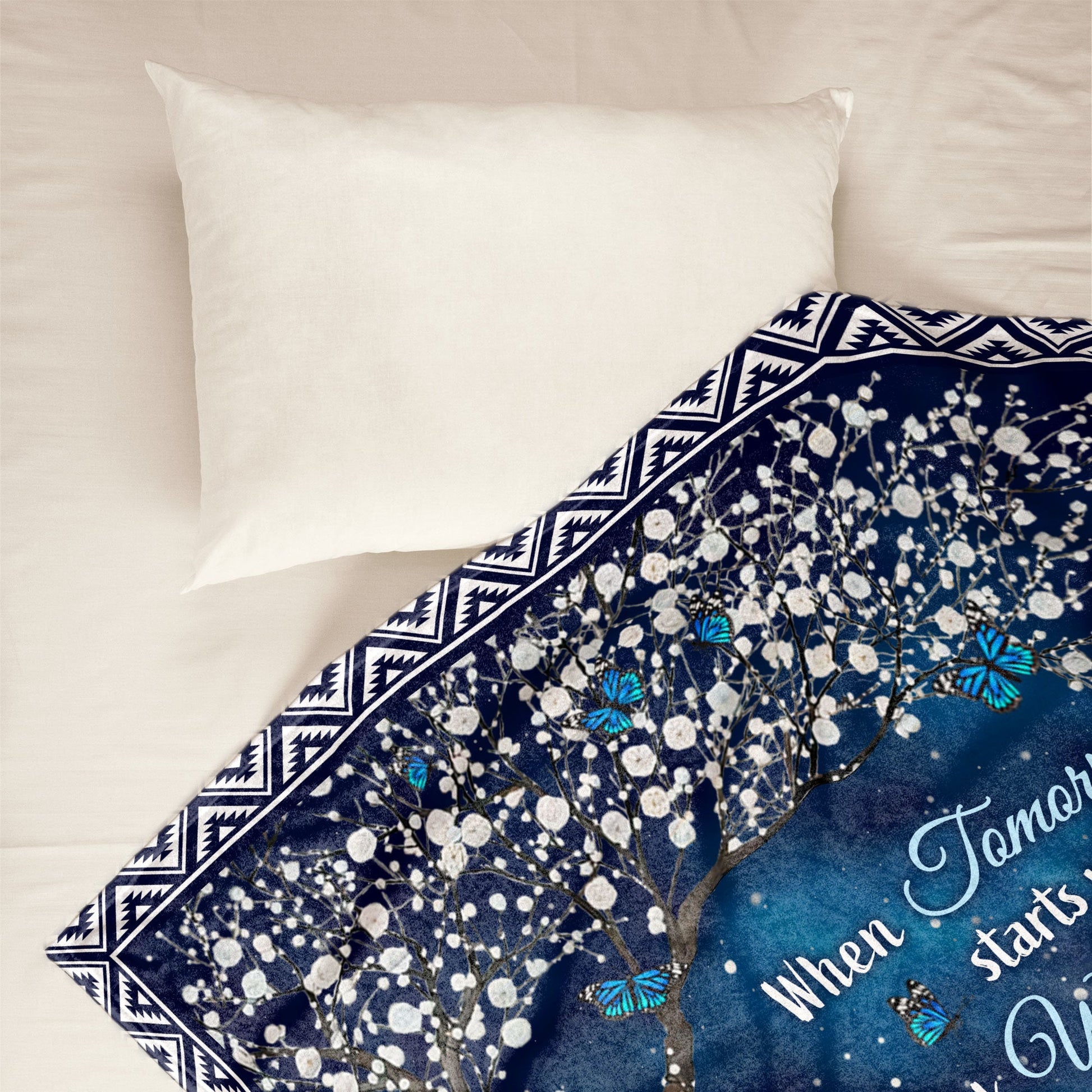 I'm Right Here In Your Heart - Personalized Custom Memorial Blanket