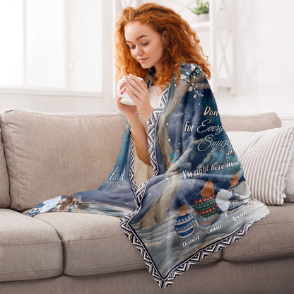 I'm Right Here In Your Heart - Personalized Custom Memorial Blanket