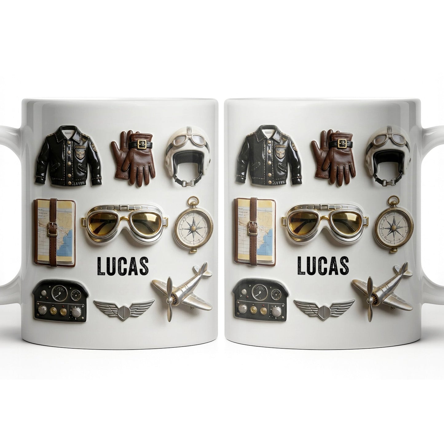 Adventure Awaits - Personalized Pilot Coffee Mug