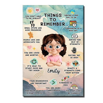 You Don't Have to Be Perfect, Flowers, Hearts, and Stars