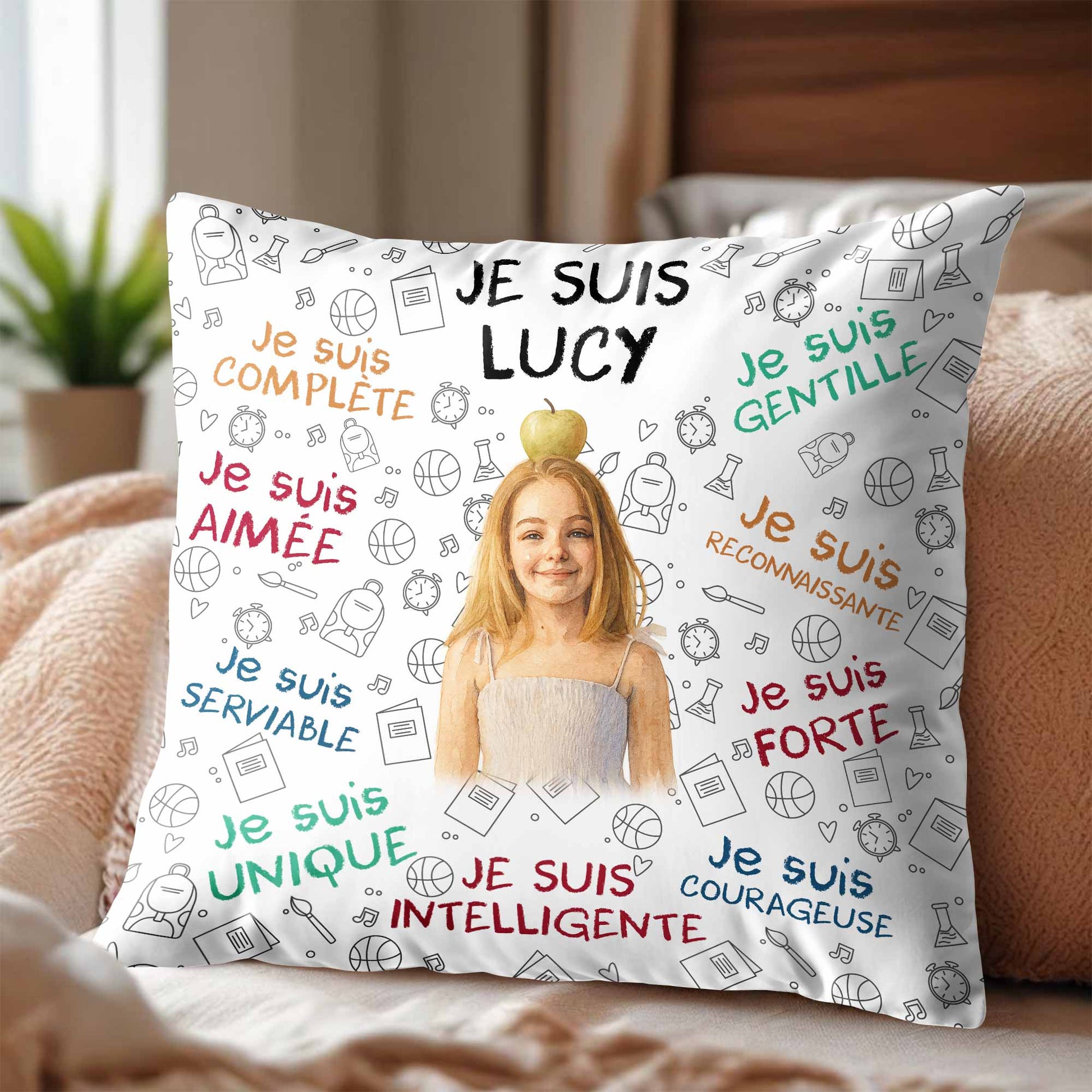Je Suis Complet, Je Suis Aim¨¦, Unique Pillow Design